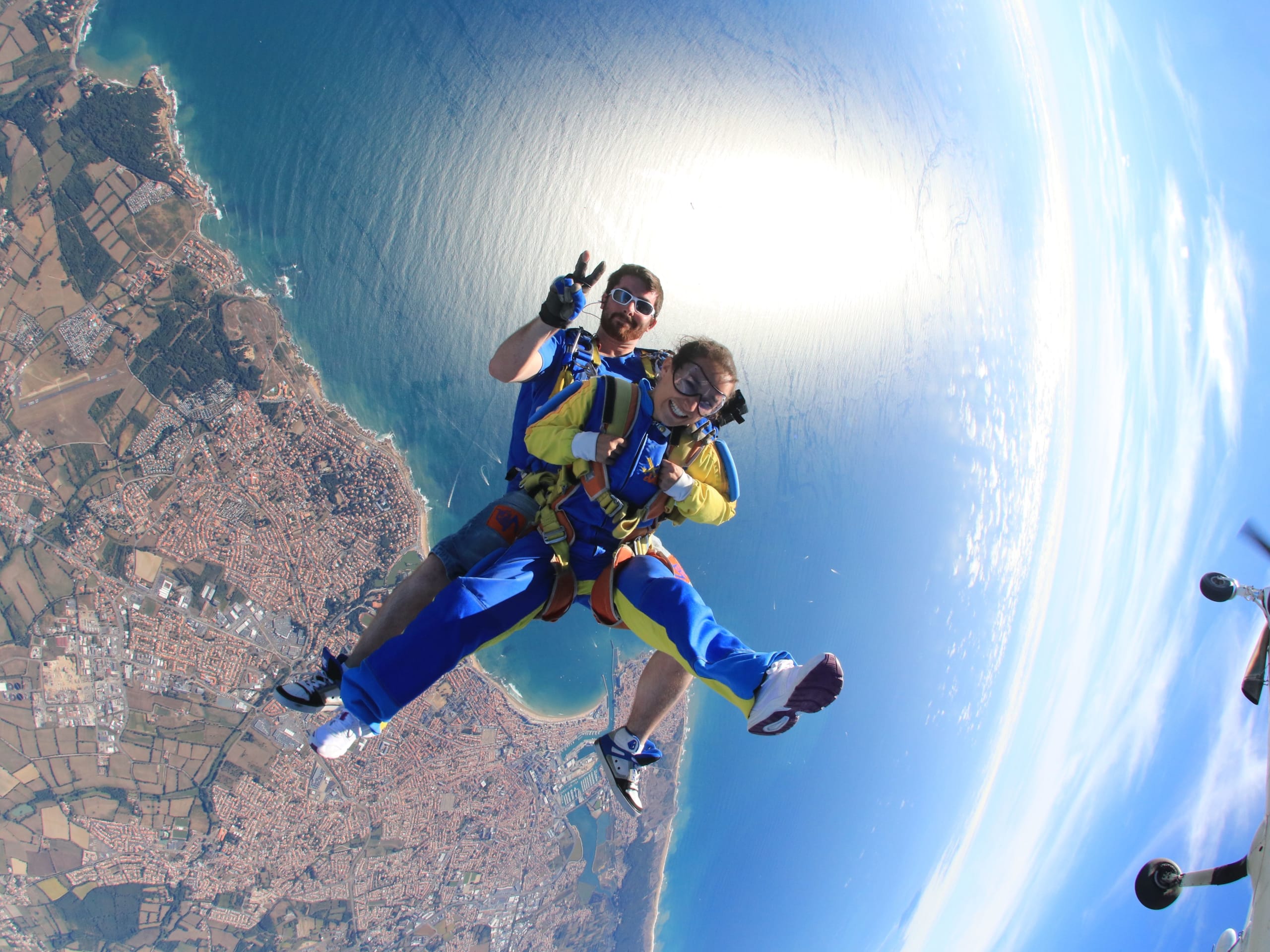 Altitude d'un saut en parachute